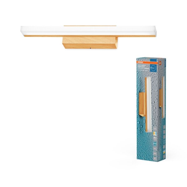 LED Spiegelleuchte Alu dimmbar Touch CCT IP44 OSRAM