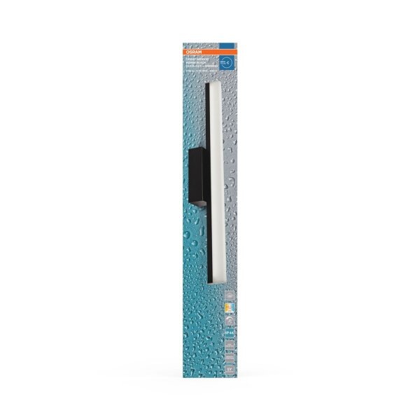 LED Lampe dimmbar Touch CCT Alu Schwarz IP44 OSRAM