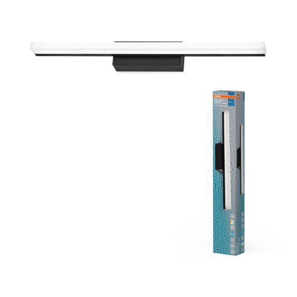 LED Lampe dimmbar Touch CCT Alu Schwarz IP44 OSRAM