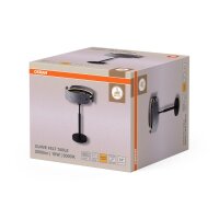 LED Tischleuchte Filz Aluminium 3000 K 43 cm OSRAM