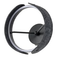 LED Wandleuchte Filz 3000 K Alu H:27,5 cm Modern OSRAM