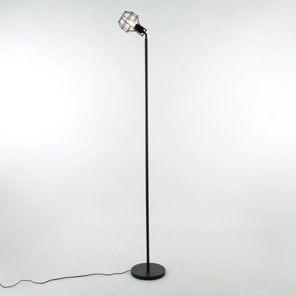 Stehlampe Metall Retro verstellbar Wohnzimmer MIA