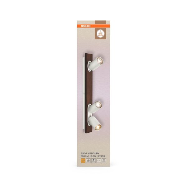 Deckenleuchte flexibel Weiß Stahl GU10 52 cm OSRAM