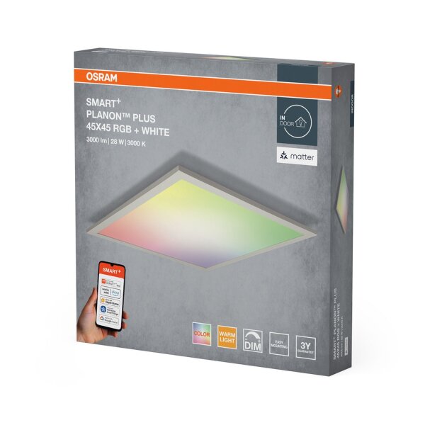 LED Deckenlampe dimmbar RGBW Smart+ Weiß L:45 cm OSRAM