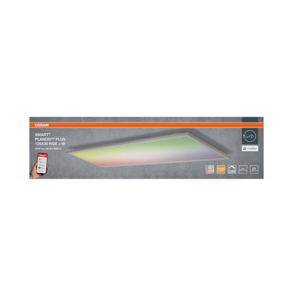 LED Deckenleuchte dimmbar RGB Smart+ Weiß L:120cm OSRAM