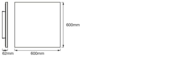 LED Deckenleuchte dimmbar RGBW Smart+ L:59,5 cm OSRAM