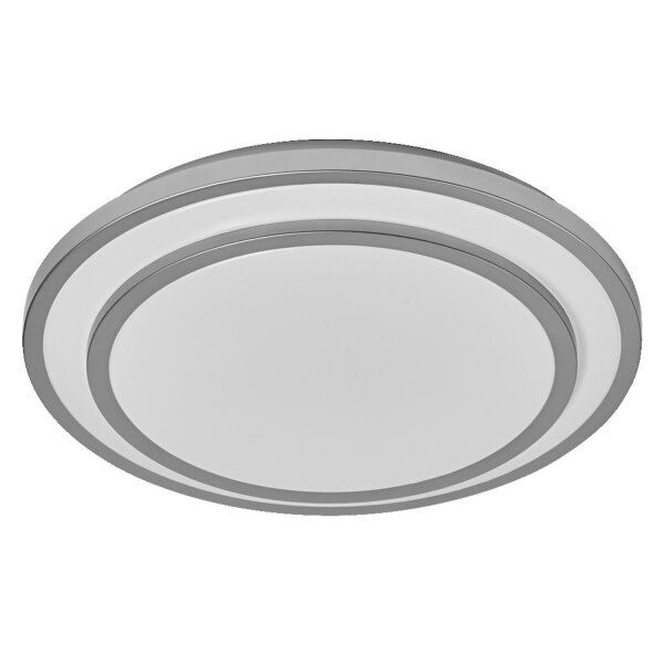 LED Deckenleuchte Silber Metall 3000K Ø49,2cm OSRAM