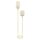 Stehlampe Beige Stahl Glas E27 H:146 cm modern OSRAM