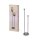 Stehlampe Dunkelgrau Stahl Glas E27 H:146 cm OSRAM