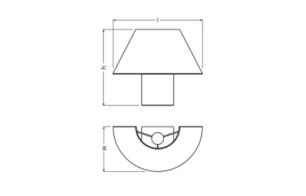 Wandleuchte Bambuspapier B:28 cm E27 Flur Büro OSRAM