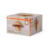 Pendelleuchte Braun Bambus E27 Ø40 cm Esstisch OSRAM