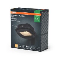 LED Akku Wandleuchte Sensor 3000 K Metall IP44 OSRAM