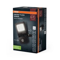 LED Außenstrahler Aluminium Glas Grau 4000K IP44 OSRAM
