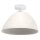 Deckenleuchte Pappmaché Metall B:37,5 cm E27 Weiß OSRAM