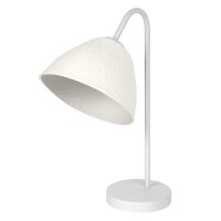 Tischleuchte dimmbar Pappmach&eacute; Metall E14 H:46 cm...