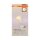 Tischleuchte dimmbar Pappmaché Metall E14 H:46 cm OSRAM