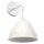 Wandlampe Pappmaché Metall Weiß E14 H:32,3 cm OSRAM