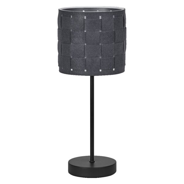 Tischleuchte Filz Metall Dunkelgrau E14 H:40,5 cm OSRAM