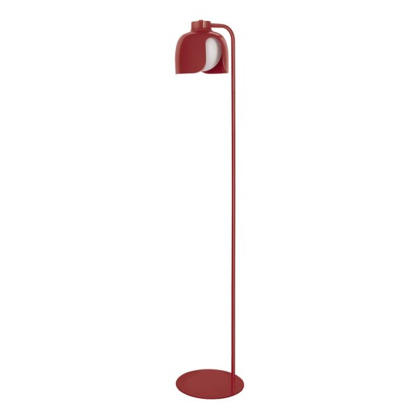 Stehlampe E27 Rot Metall H:141 cm Modern blendarm OSRAM