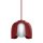 Hängelampe Glas blendarm E27 Rot Metall L:20 cm OSRAM
