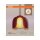 Hängelampe Glas blendarm E27 Rot Metall L:20 cm OSRAM