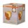 Tischleuchte Glas Metall E14 Orange H:21 cm OSRAM