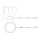 Tischleuchte Glas Metall E14 Orange H:21 cm OSRAM