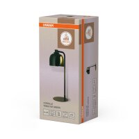 Tischleuchte Glas blendarm G9 Grün Metall H:40 cm OSRAM