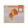Wandlampe Glas blendarm G9 Orange Metall H:24,5cm OSRAM