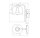 Wandleuchte Glas G9 Rot Metall H:24,5 cm blendarm OSRAM