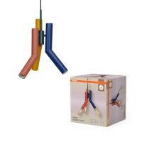 Hängelampe Mehrfarbig Grau E27 Ø32 cm modern...