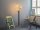 Stehlampe Grau Stahl Rot E27 H:146,5 cm OSRAM