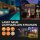 LED Solar Wandlampe Sensor Metall 3000 K IP65 OSRAM