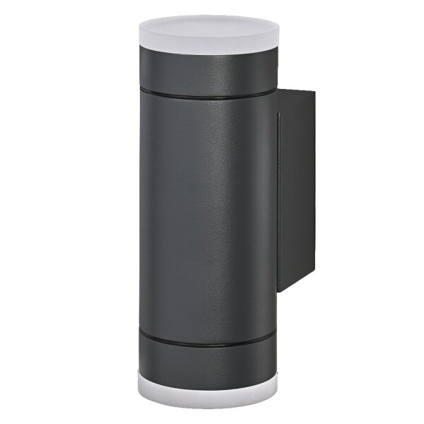 Up Down Wandlampe Sensor Alu Anthrazit IP65 GU10 OSRAM