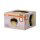 Runde Deckenleuchte Gold Schwarz Stoff E27 Ø30 cm OSRAM