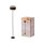 Stehleuchte Gold Schwarz Stoff E27 H:175cm modern OSRAM