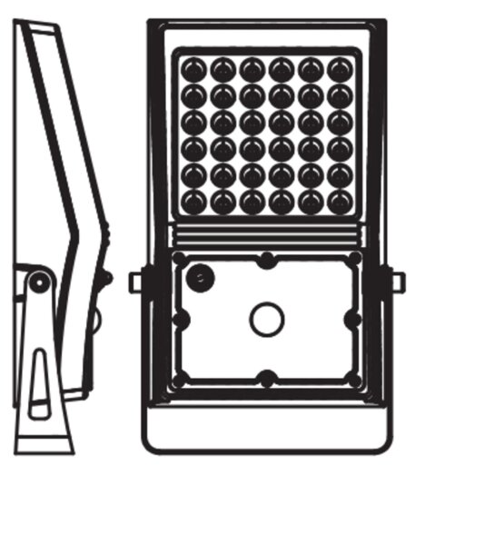 LED Solar Strahler Sensor Schwarz Glas 4000K IP65 OSRAM