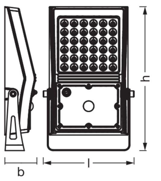 LED Solar Strahler Sensor Schwarz Glas 4000K IP65 OSRAM