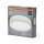 Deckenlampe Weiß Stoff E27 rund L:48cm modern OSRAM