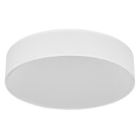 Deckenleuchte Wei&szlig; Stoff E27 L:40cm blendarm OSRAM