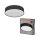 Deckenlampe Schwarz Stoff E27 L:48 cm blendarm OSRAM