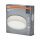 Deckenleuchte Stoff E27 L:48cm modern blendarm OSRAM
