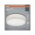 Deckenleuchte Stoff E27 L:40cm rund modern Design OSRAM