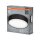 Deckenlampe Schwarz Stoff E27 L:40cm wohnlich OSRAM