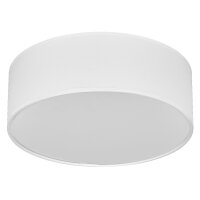 Deckenlampe Wei&szlig; Stoff E27 rund L:30cm gem&uuml;tlich OSRAM