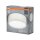 Deckenlampe Weiß Stoff E27 rund L:30cm gemütlich OSRAM