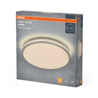 LED Deckenleuchte Silber Metall 3000K Ø49cm rund...
