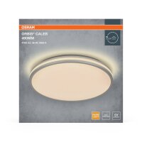 LED Deckenleuchte Silber Metall 3000K Ø49cm rund...