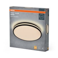 LED Deckenleuchte Schwarz Metall 3000K &Oslash;49cm rund OSRAM