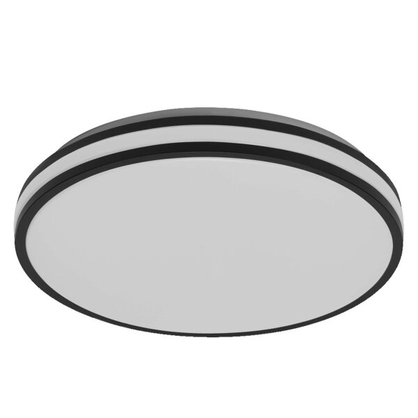 LED Deckenlampe Schwarz Metall 3000K rund Ø38,5cm OSRAM